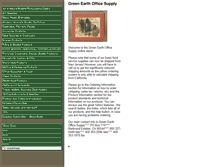 Tablet Screenshot of greenearthofficesupply.com